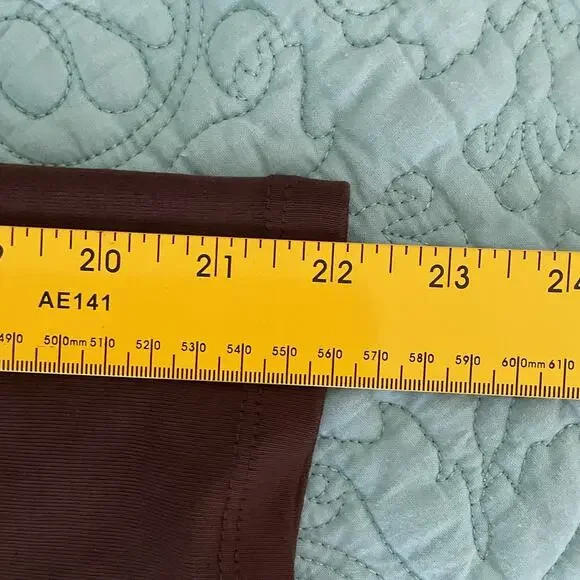 Pima Cotton Charter Club Womens Size 2X Brown Long Sleeve Shirt - Picture 7 of 7